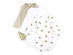 Name It incense teddy bodysuit (3-pack)